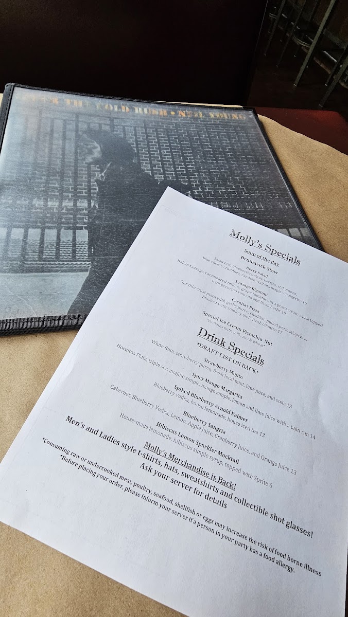 Molly's Restaurant & Bar Menu - Image 2