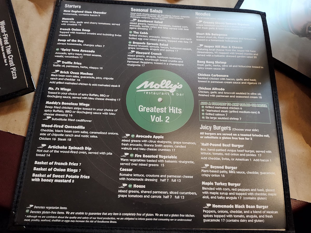Molly's Restaurant & Bar Menu - Image 5